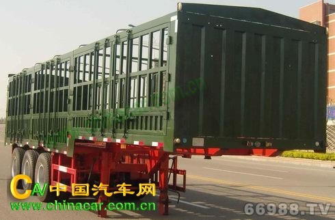 華馳泰騁 9.5米 33.9噸 3軸 倉(cāng)柵式運(yùn)輸半掛車 LHT9400CLXYD